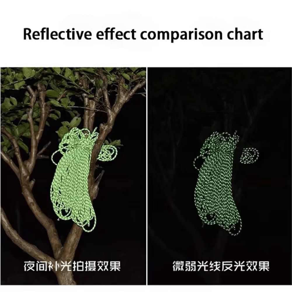 Reflective 550 Paracord Rope 7 Strand 4 Mm Tactical Camping Lanyard And DIY Survival Cord 3