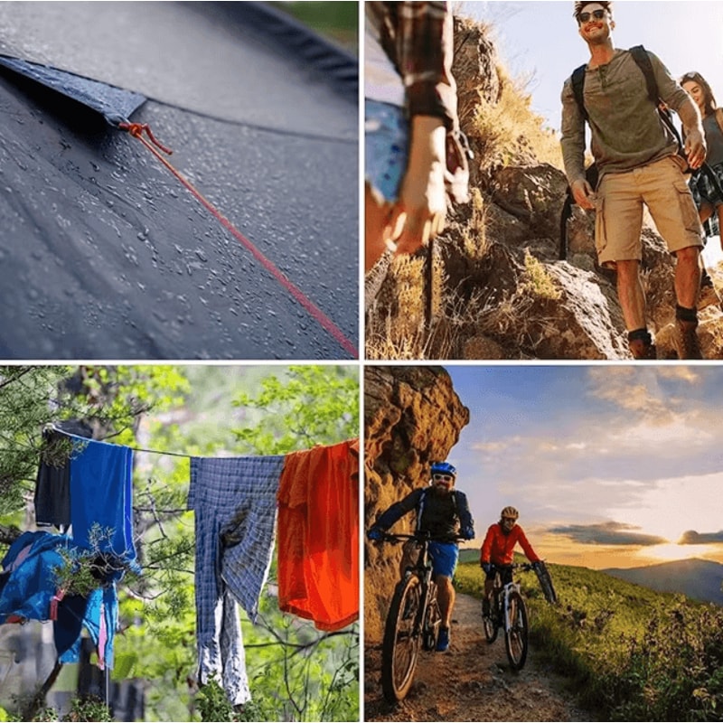 Reflective 550 Paracord Rope 7 Strand 4 Mm Tactical Camping Lanyard And DIY Survival Cord 4