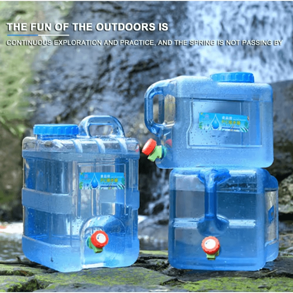 Leakproof Drinking Water Container With Spigot 751015 L Large Capacity Water Storage Carrier For C 1