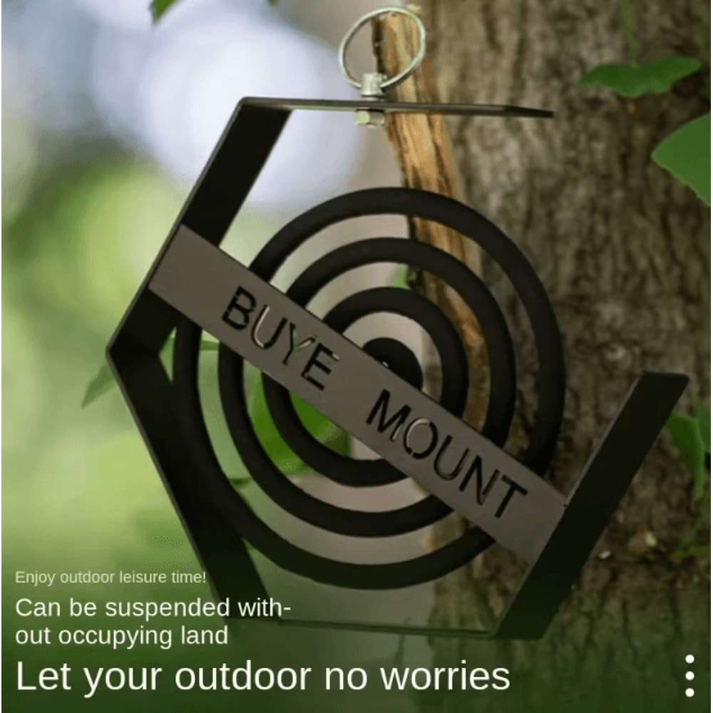 Outdoor Mosquito Coil Holder Tray Hanging Camping Insect Repellent Tool For Hiking And Travel 2
