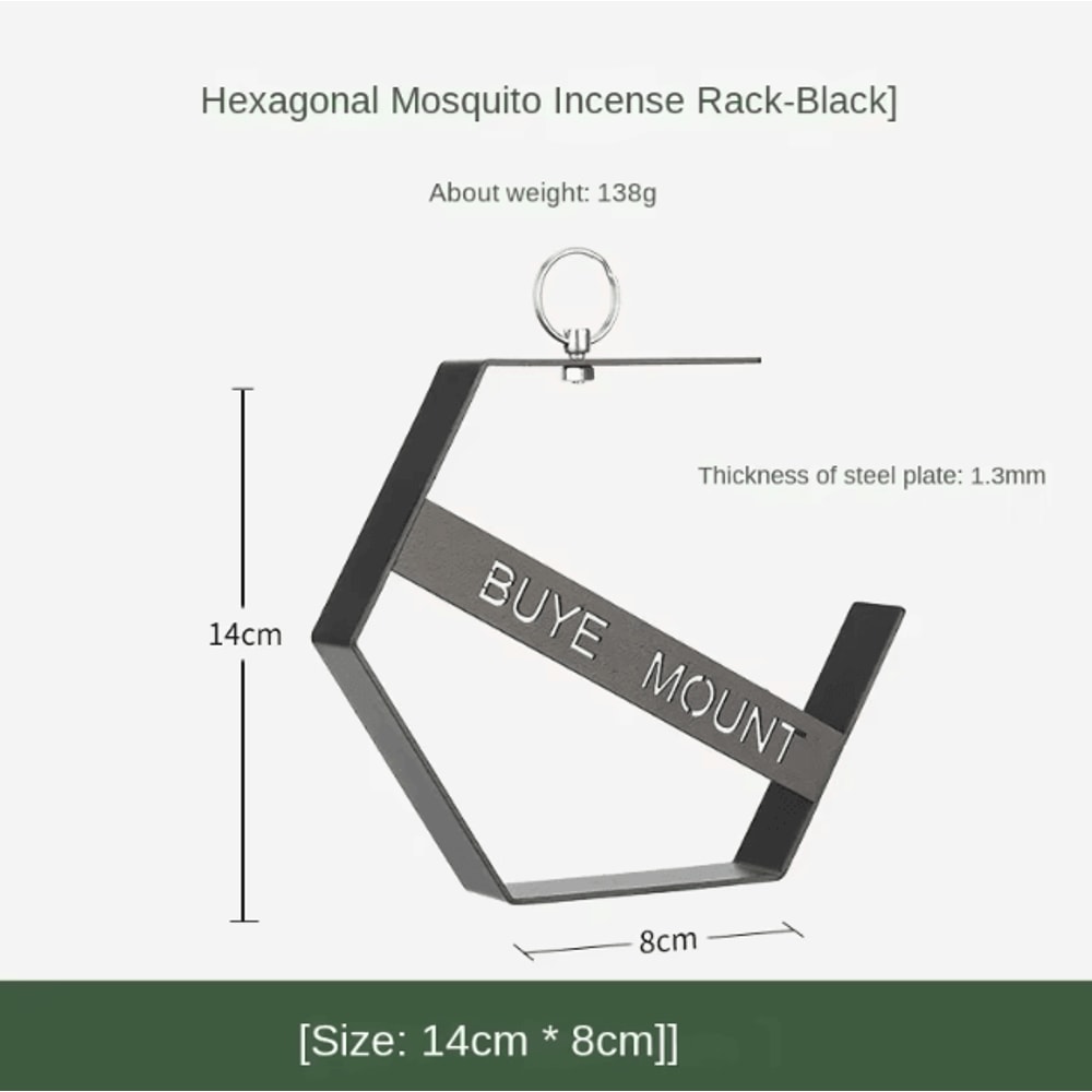 Outdoor Mosquito Coil Holder Tray Hanging Camping Insect Repellent Tool For Hiking And Travel 5