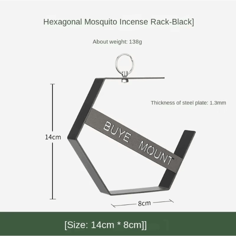 Outdoor Mosquito Coil Holder Tray Hanging Camping Insect Repellent Tool For Hiking And Travel 5