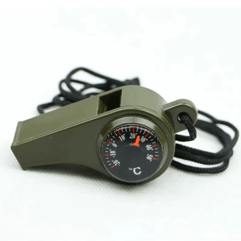 3in1 Emergency Survival Whistle Compass Thermometer And Outdoor Multifunction Camping Whistle 4