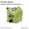BSWOLF Outdoor Mini Folding Water Bag 8L Large Capacity Portable Camping Water Storage Bag 6