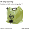 BSWOLF Outdoor Mini Folding Water Bag 8L Large Capacity Portable Camping Water Storage Bag 6