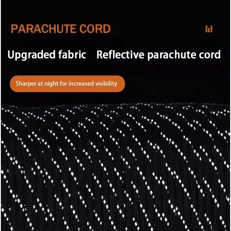 Reflective 550 Paracord Rope 7 Strand 4 Mm Tactical Camping And DIY Rope 2