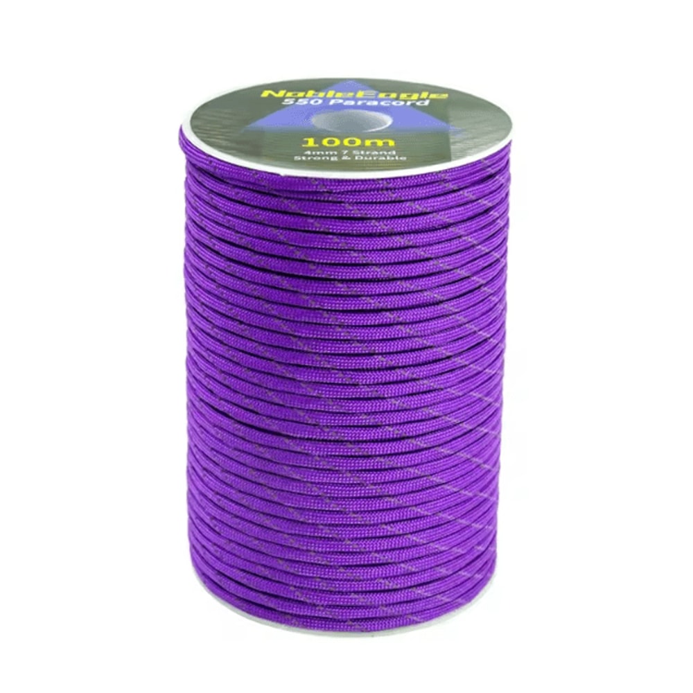 Reflective 550 Paracord Rope 7 Strand 4 Mm Tactical Camping And DIY Rope 7