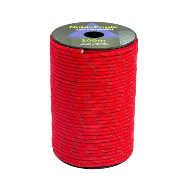 Reflective 550 Paracord Rope 7 Strand 4 Mm Tactical Camping And DIY Rope 10