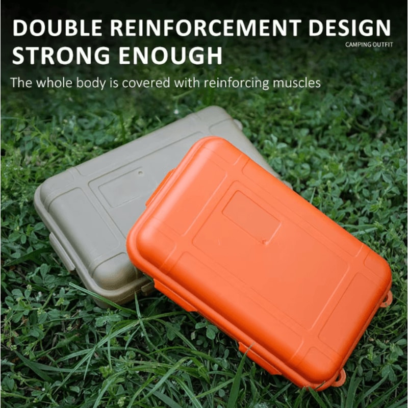 Waterproof Outdoor Survival Storage Box S L XL Sealed Plastic Camping And Travel Organizer 1