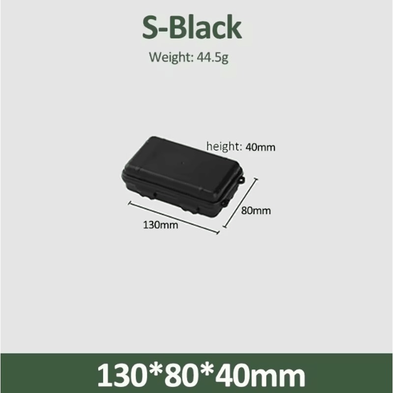 Waterproof Outdoor Survival Storage Box S L XL Sealed Plastic Camping And Travel Organizer 5