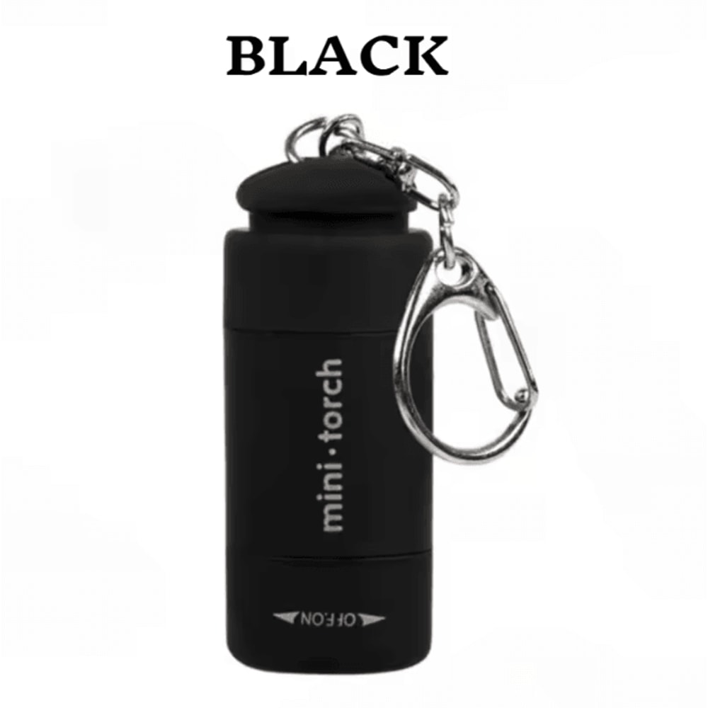 Outdoor Keychain Rechargeable LED Mini Pocket Flashlight For Camping Hiking And Emergencies 7