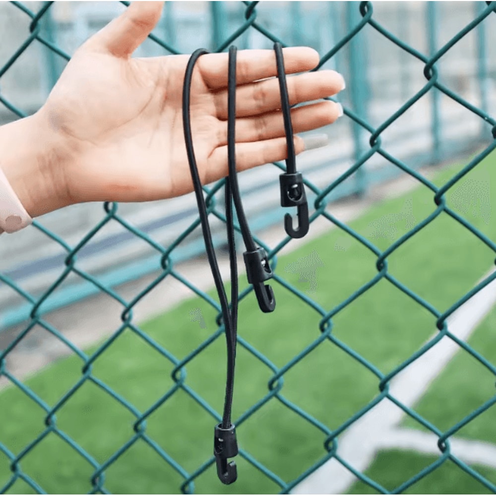 Bungee Cord With Hooks High Elasticity Rubber Tensioner For Camping Tarpaulin And Outdoor Gear 3