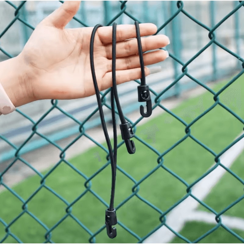 Bungee Cord With Hooks High Elasticity Rubber Tensioner For Camping Tarpaulin And Outdoor Gear 3