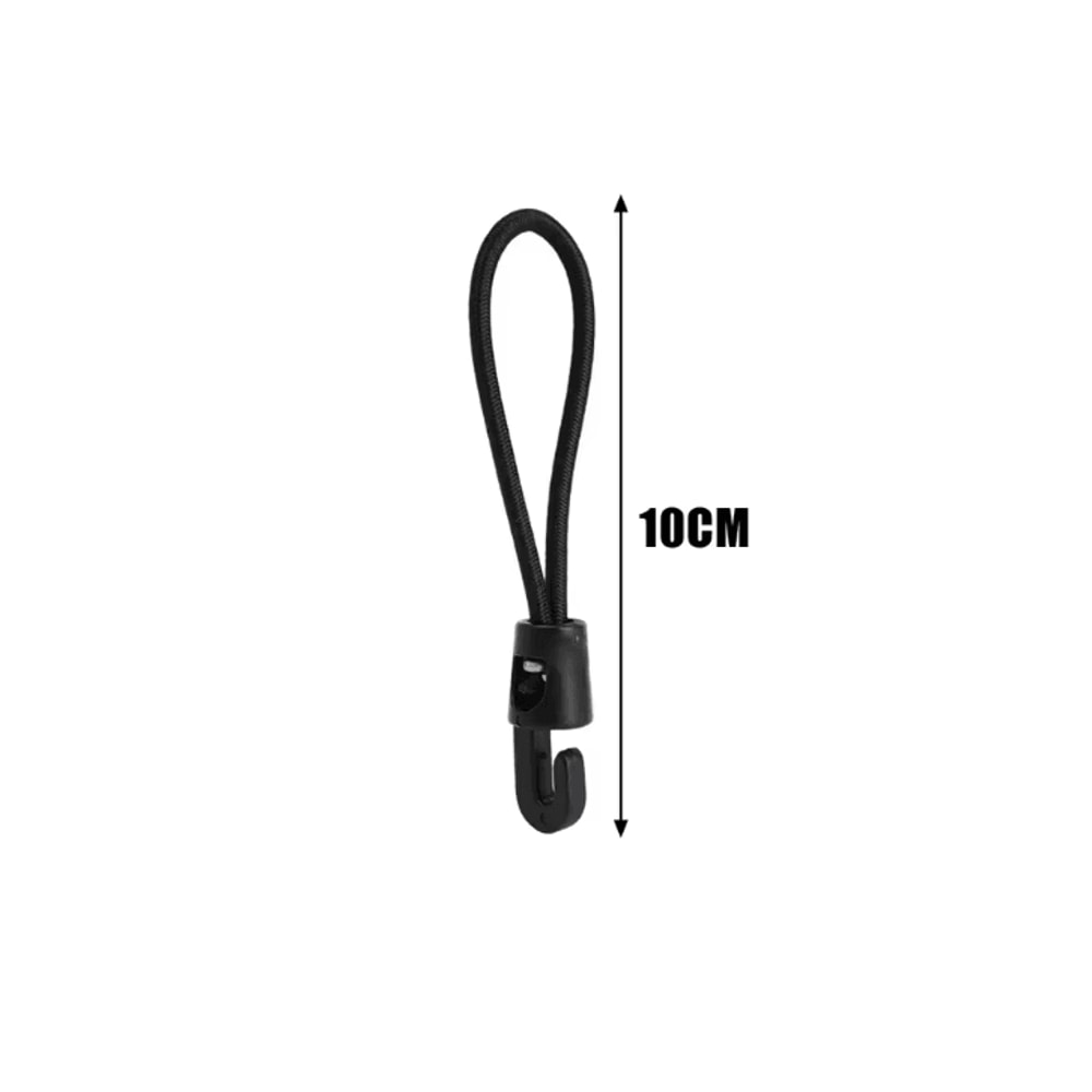 Bungee Cord With Hooks High Elasticity Rubber Tensioner For Camping Tarpaulin And Outdoor Gear 5