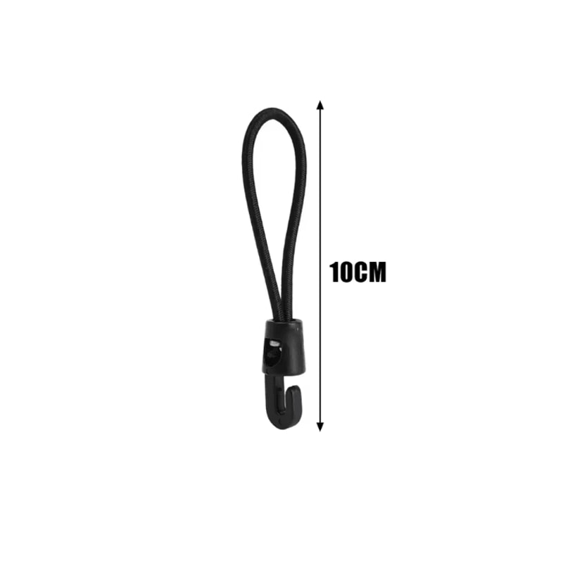 Bungee Cord With Hooks High Elasticity Rubber Tensioner For Camping Tarpaulin And Outdoor Gear 5