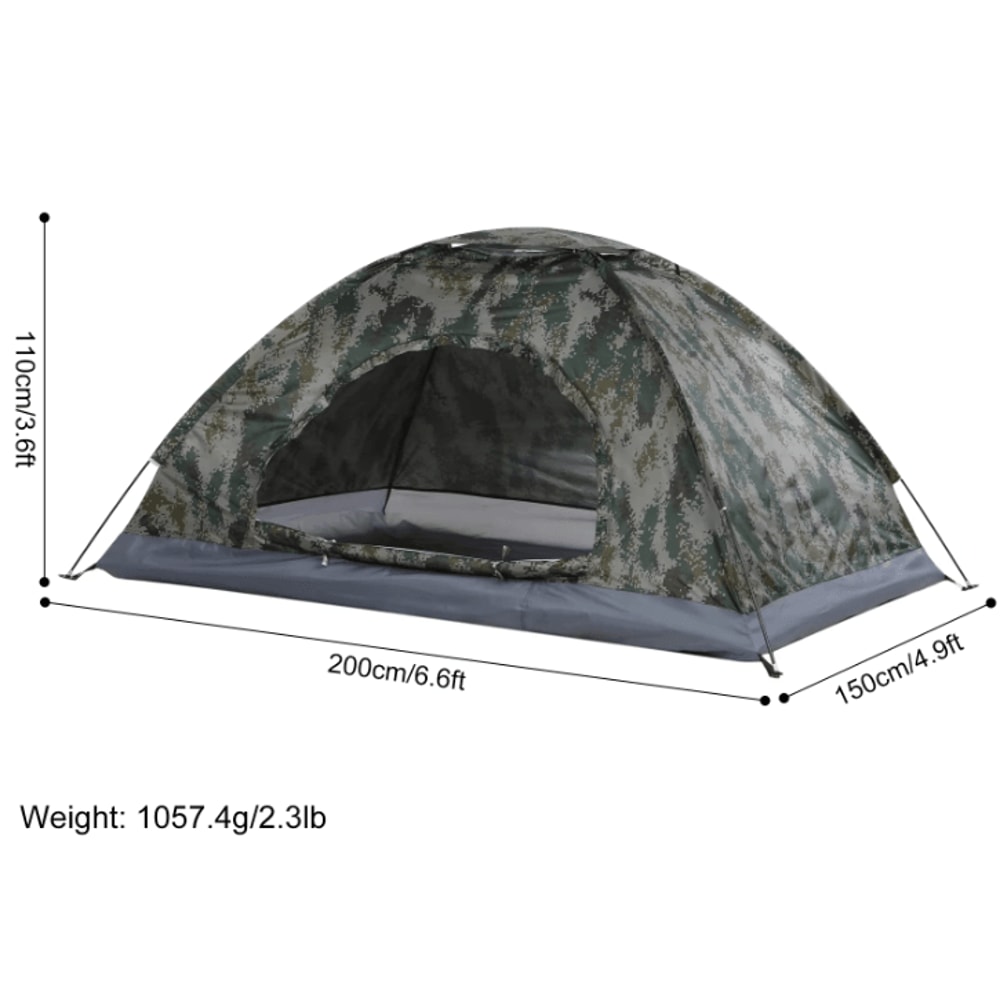 Tomshoo Ultralight Camping Tent 1 Or 2 Person Portable Hiking Shelter With UPF 30 Sun Protection 5