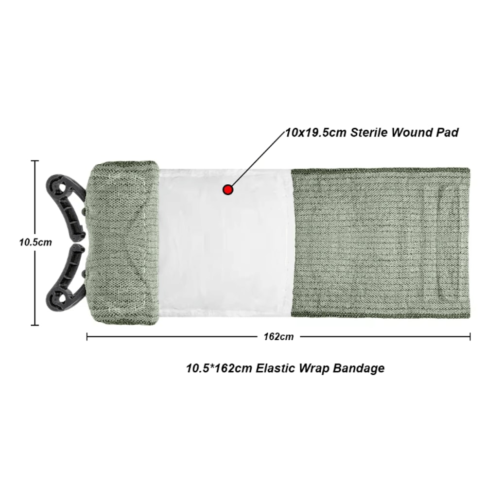 Israeli Trauma Emergency Bandage 46 Inch AllinOne Wound Control First Aid Tool 5