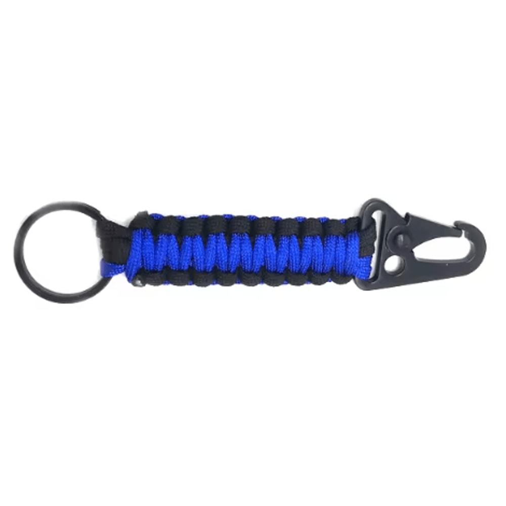 MultiTool Paracord Survival Keychain Carabiner Rope Emergency Gear For Outdoor Camping Everyday 9
