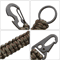 MultiTool Paracord Survival Keychain Carabiner Rope Emergency Gear For Outdoor Camping Everyday 3
