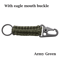 MultiTool Paracord Survival Keychain Carabiner Rope Emergency Gear For Outdoor Camping Everyday 7