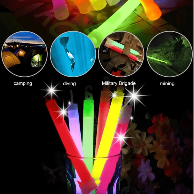 Survival Glow Light Sticks Military SOS Safety Beacons For Outdoor Camping Emergency Gear 2