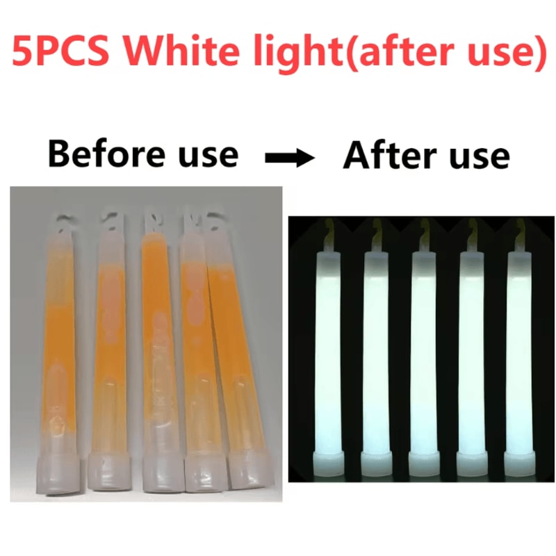 Survival Glow Light Sticks Military SOS Safety Beacons For Outdoor Camping Emergency Gear 5