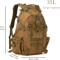 3040L Tactical Hiking Backpack Outdoor Molle Survival Rucksack With Reflective Straps For Camping 4