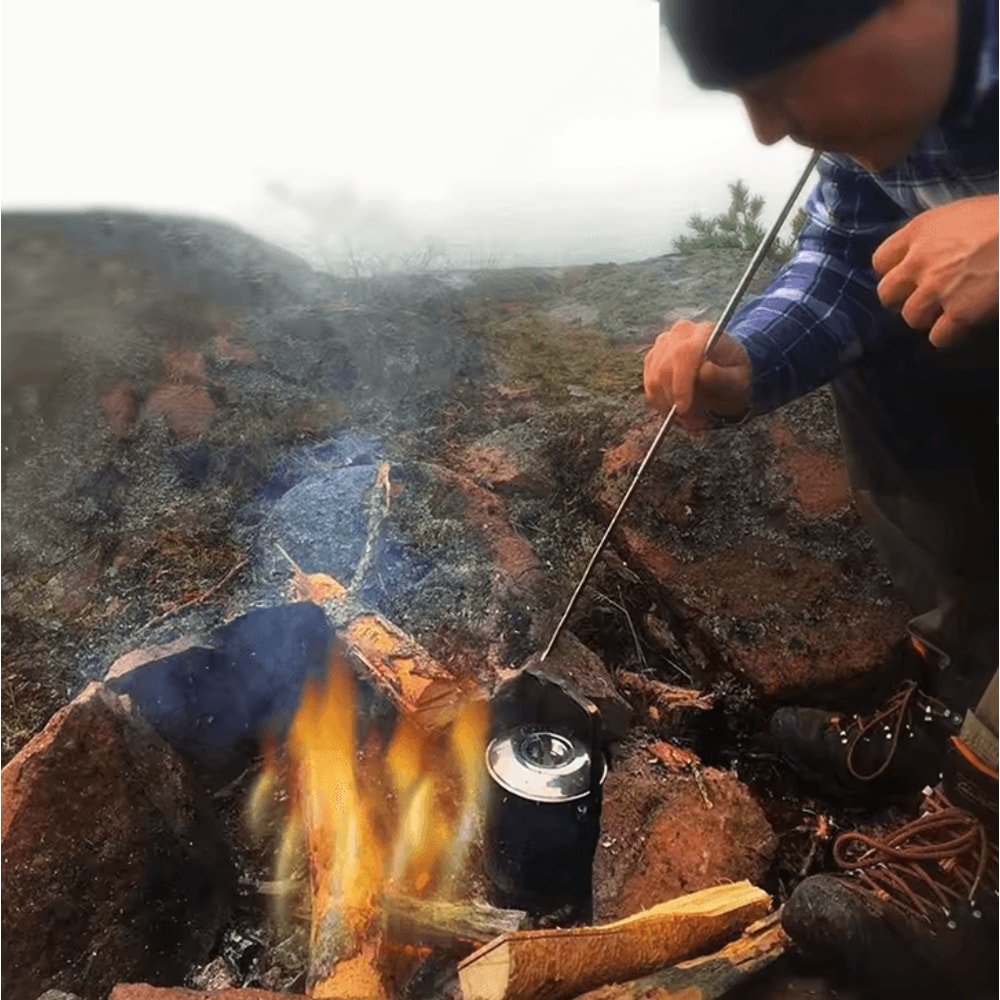 Retractable Camping Fire Blow Tube Portable Stainless Steel Fire Starter For Outdoor Cooking Surv 1