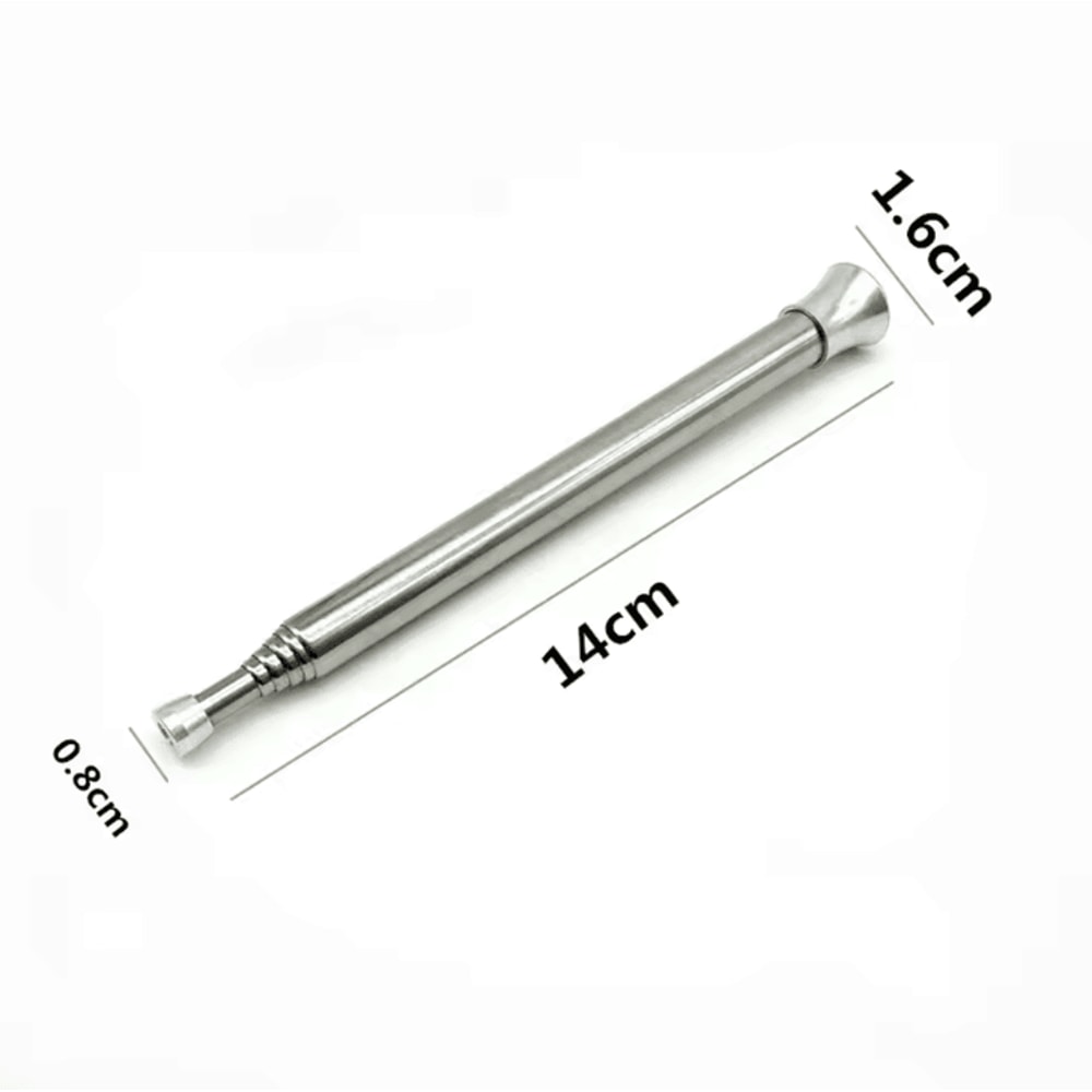 Retractable Camping Fire Blow Tube Portable Stainless Steel Fire Starter For Outdoor Cooking Surv 4