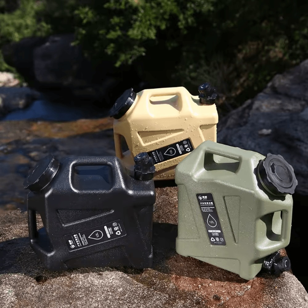 Portable Camping Water Container With Faucet 1012L LargeCapacity Outdoor Water Storage Tank 2