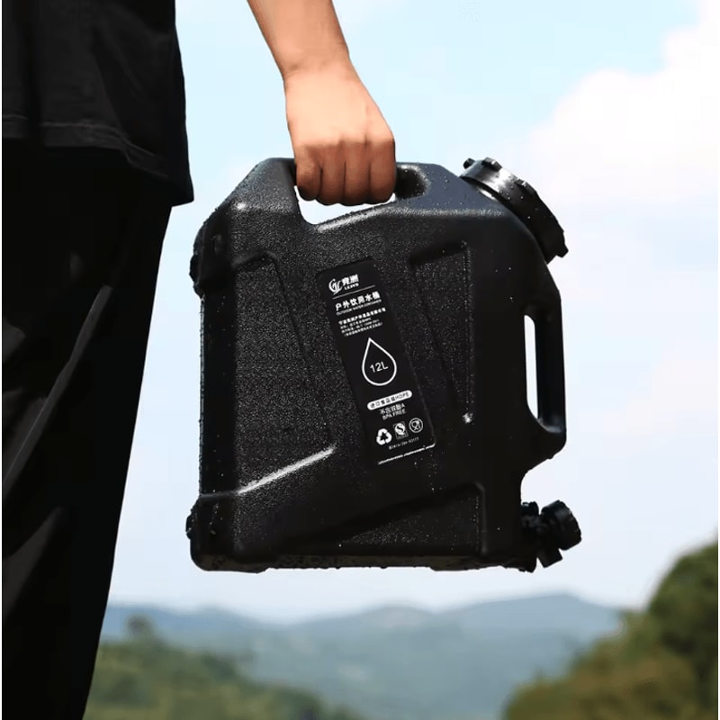 Portable Camping Water Container With Faucet 1012L LargeCapacity Outdoor Water Storage Tank 3