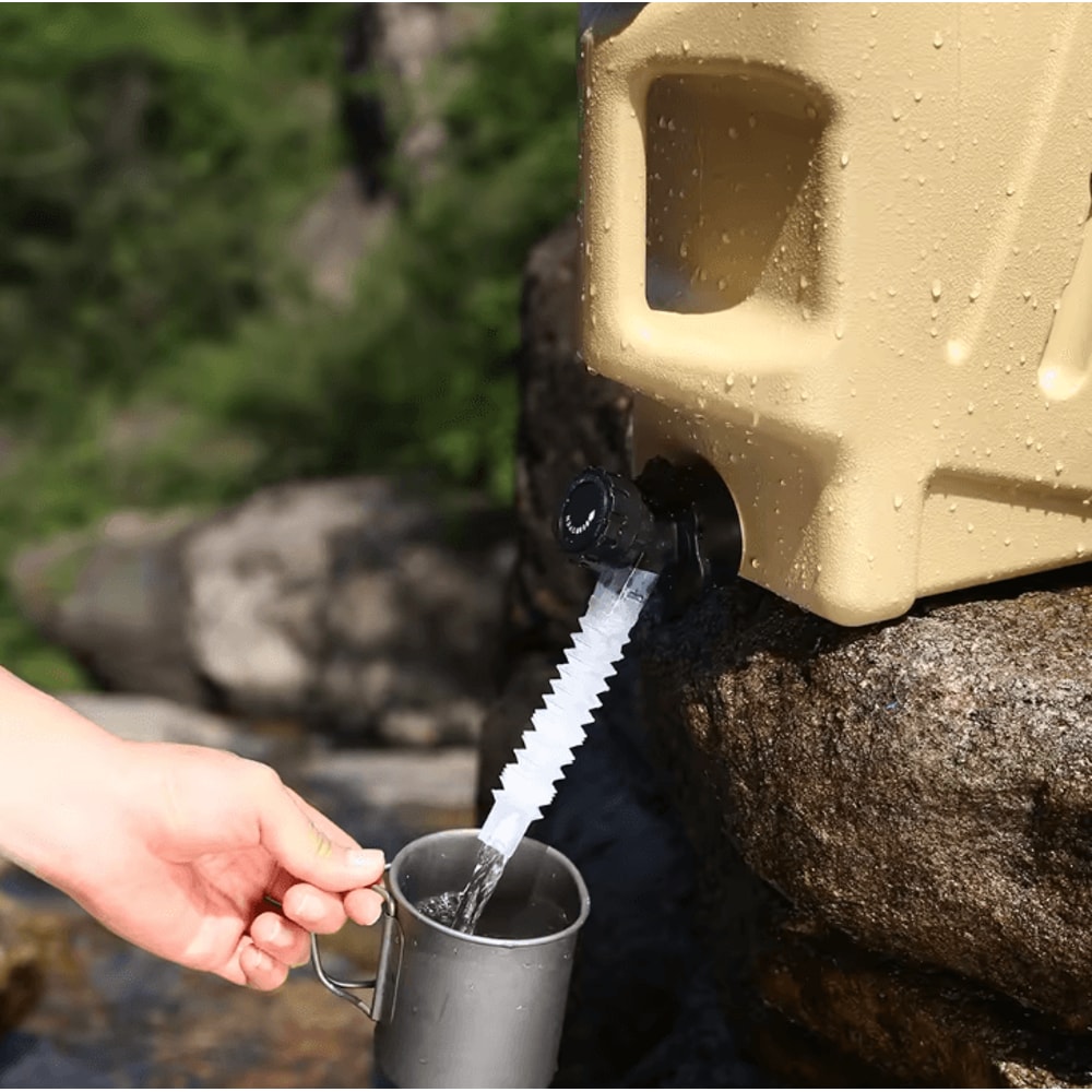 Portable Camping Water Container With Faucet 1012L LargeCapacity Outdoor Water Storage Tank 4