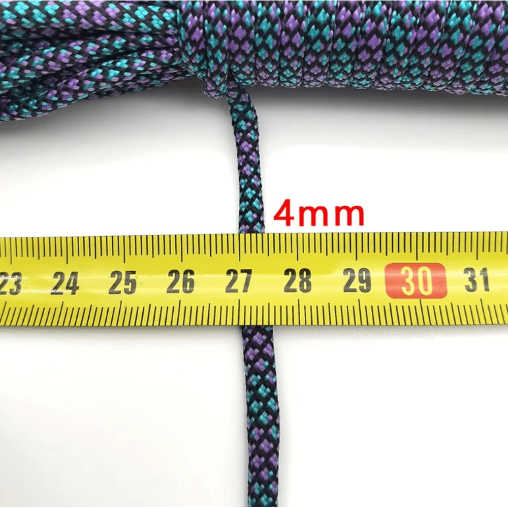 HeavyDuty 550 Paracord Rope 5M 4mm Survival Cord For Camping Hiking Outdoor Utility 3