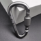 MultiColor Aluminum Carabiner Keychain Clip DShape Locking Hook For Camping Hiking Everyday Carry 9
