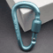 MultiColor Aluminum Carabiner Keychain Clip DShape Locking Hook For Camping Hiking Everyday Carry 8