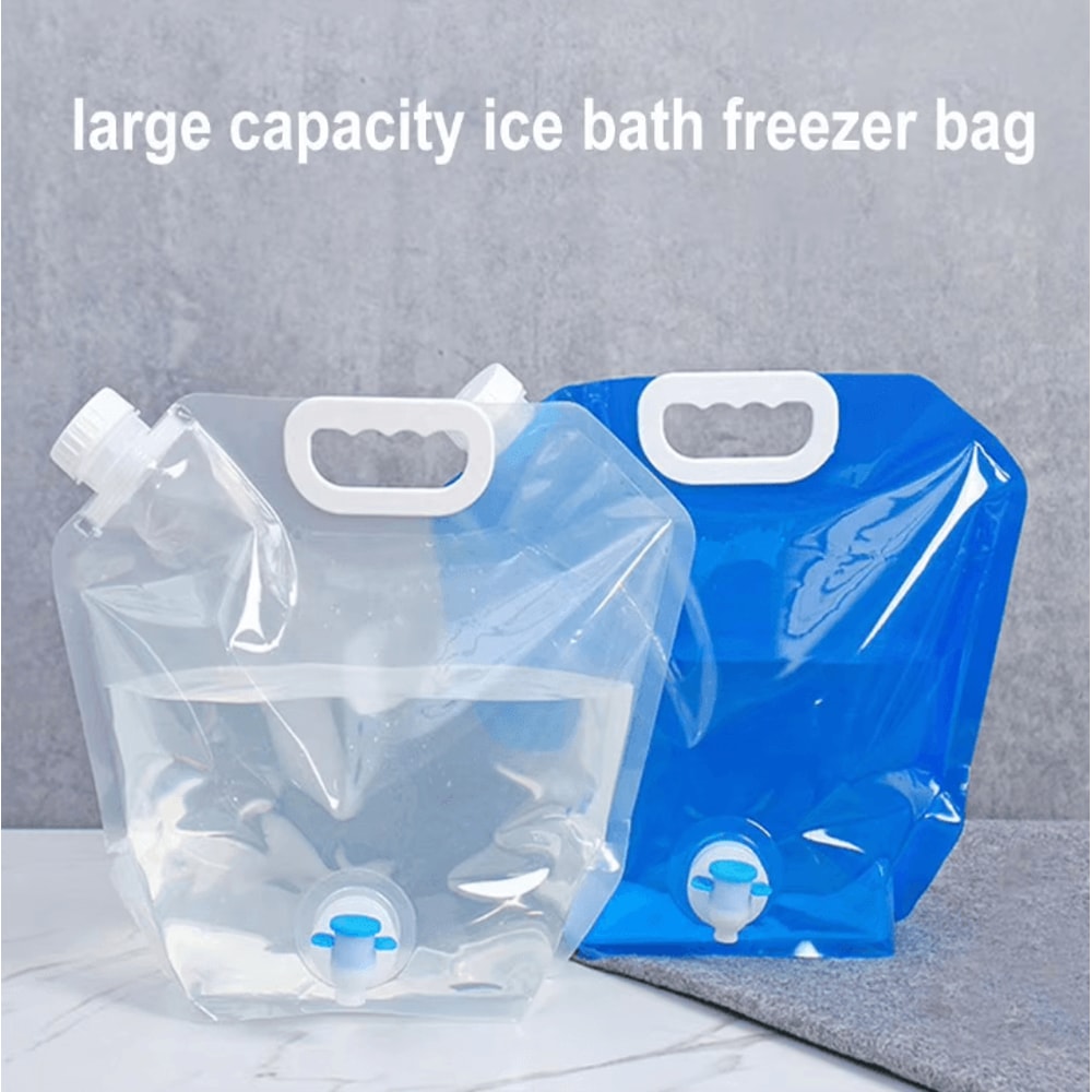 Foldable Camping Water Container 5L10L Portable Outdoor Water Storage Bag For Hiking Travel Emerg 0