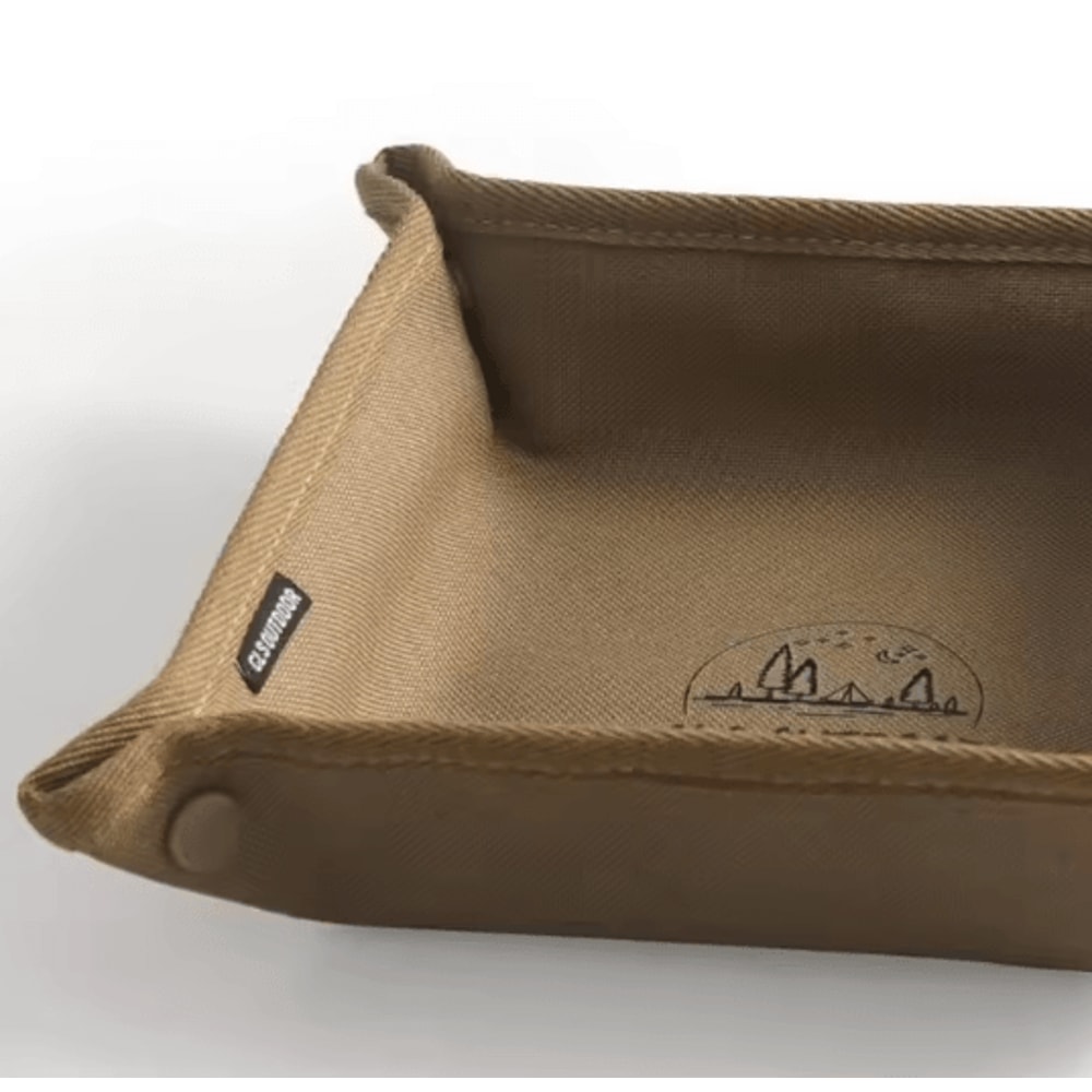 Portable Camping Organizer Tray Compact Foldable Storage Box For Travel Camping Outdoor Gear 3