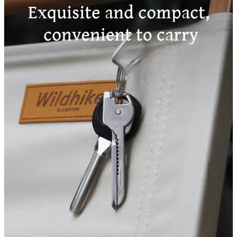 6in1 EDC Keychain MultiTool Folding Pocket Pliers Screwdriver Bottle Opener For Camping And Every 2