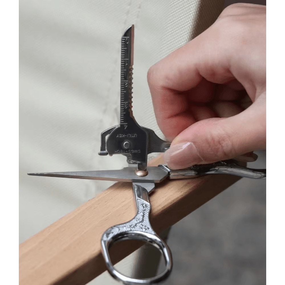 6in1 EDC Keychain MultiTool Folding Pocket Pliers Screwdriver Bottle Opener For Camping And Every 4