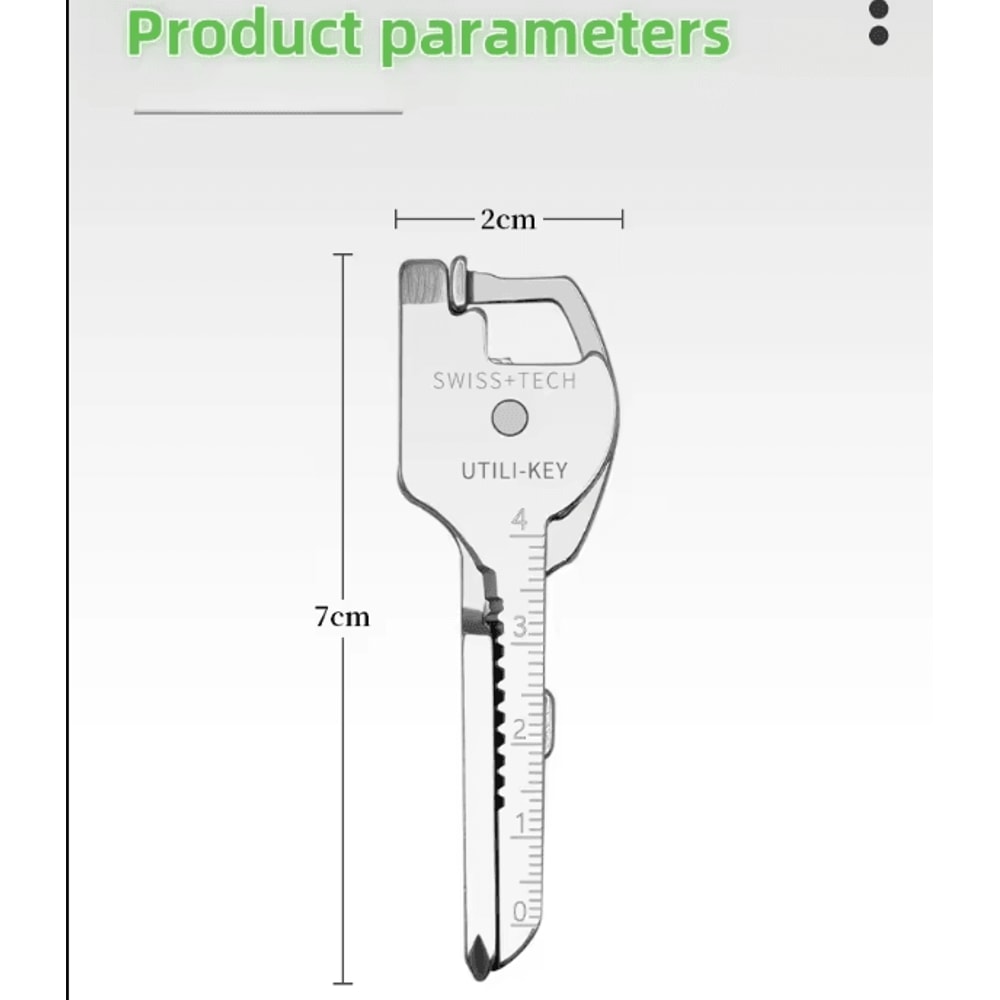 6in1 EDC Keychain MultiTool Folding Pocket Pliers Screwdriver Bottle Opener For Camping And Every 5