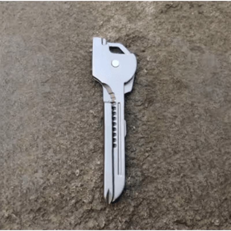 6in1 EDC Keychain MultiTool Folding Pocket Pliers Screwdriver Bottle Opener For Camping And Every 6