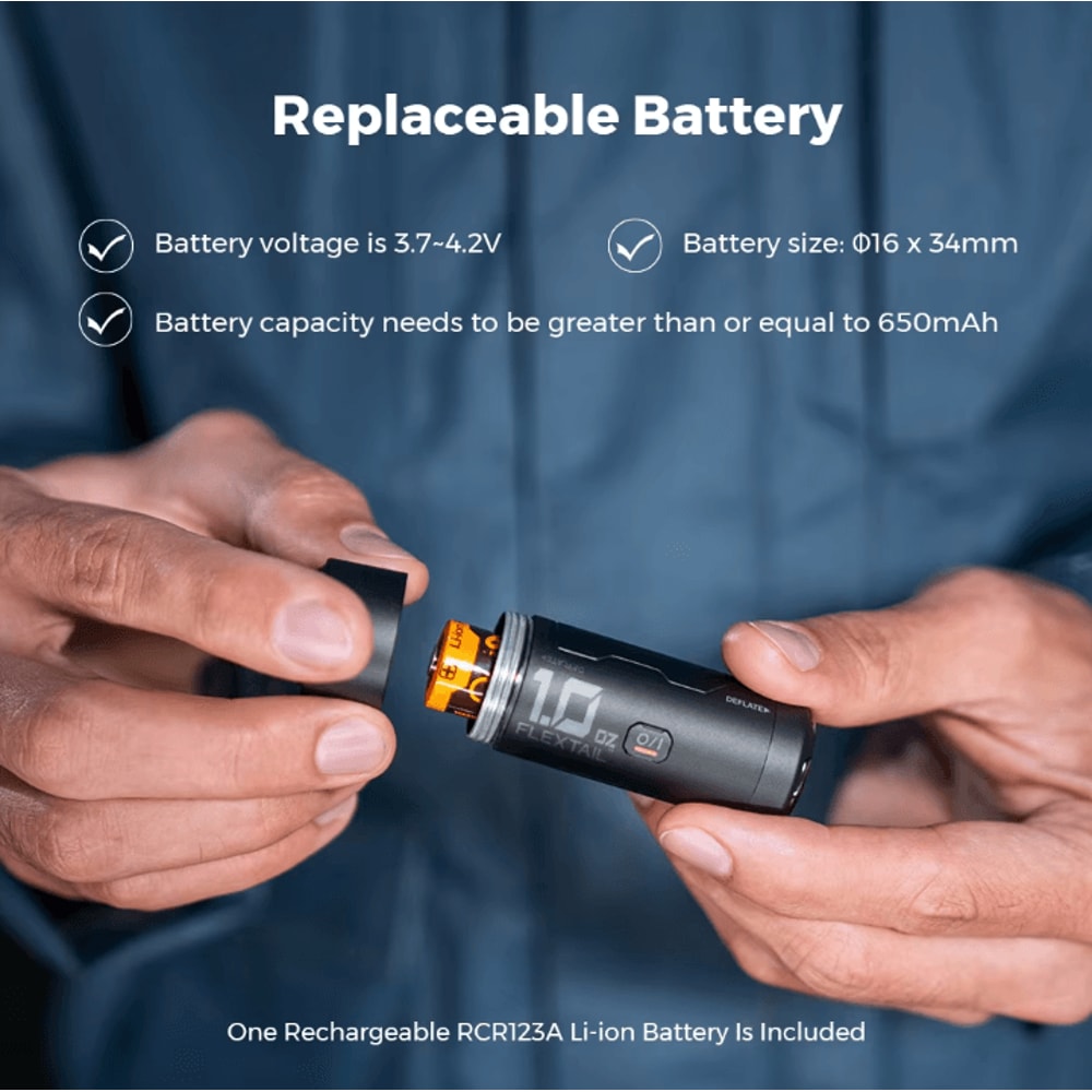 FLEXTAIL Zero Pump UltraMini Air Pump Portable Electric Inflator For Sleeping Pads Camping Gear 2