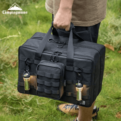 campingmoon bk-46 camping gear storage bag – large capacity igt module storage bag tactical organizer