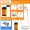 Portable Camping Shower Pump USB Rechargeable Portable Outdoor Shower For Camping Beach Hiking Pe 4