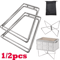 Portable Cooler Box Stand Foldable Camping Cooler Stand Ice Box Holder Storage Support Shelf 0