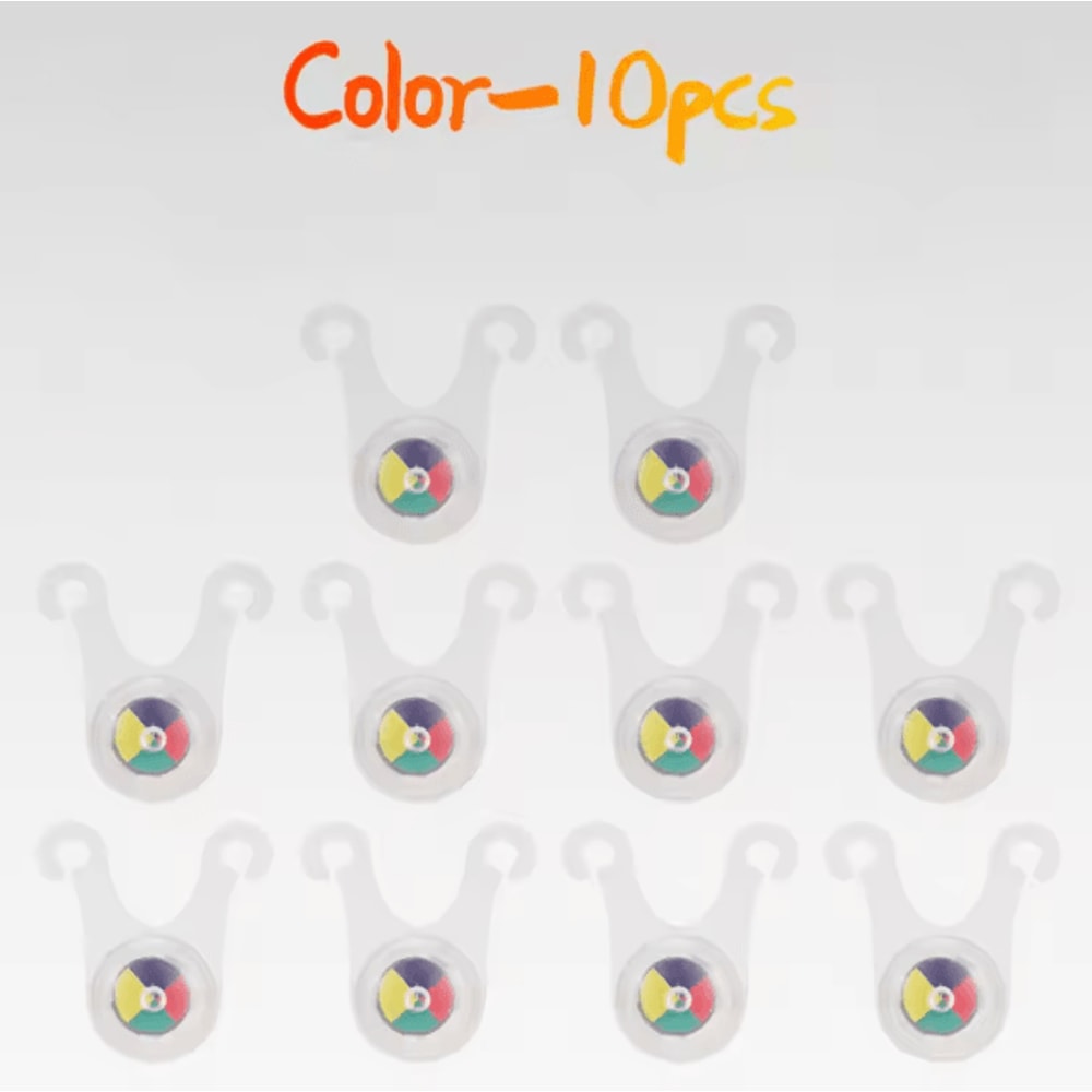 Waterproof LED Tent Rope Lights 10Pack Camping Rope Guard Lights For Tent Lines Fishing Night Saf 4