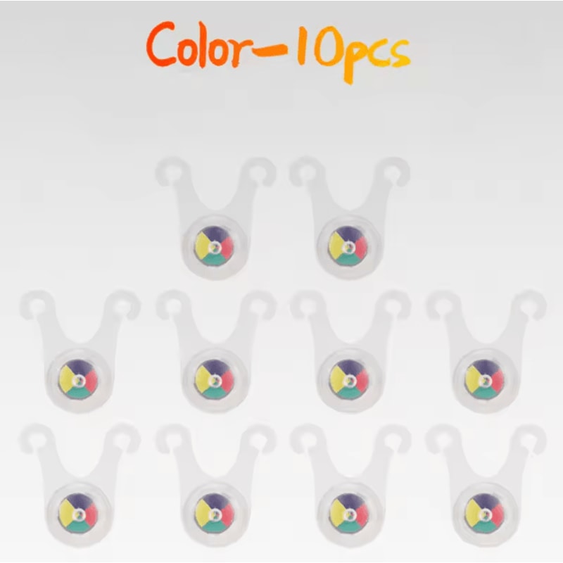 Waterproof LED Tent Rope Lights 10Pack Camping Rope Guard Lights For Tent Lines Fishing Night Saf 4