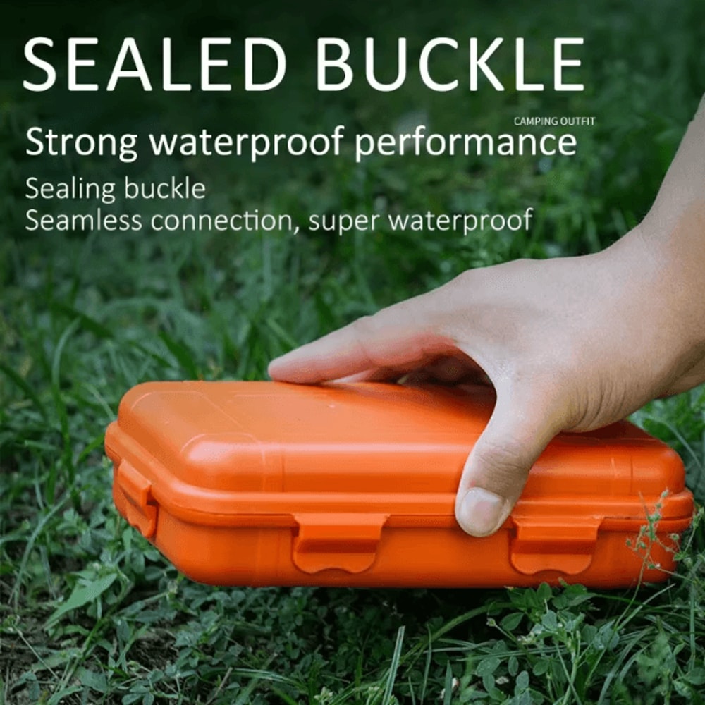 Compact Waterproof EDC Tool Box Shockproof Outdoor Survival Storage Case For Camping Fishing Emer 4