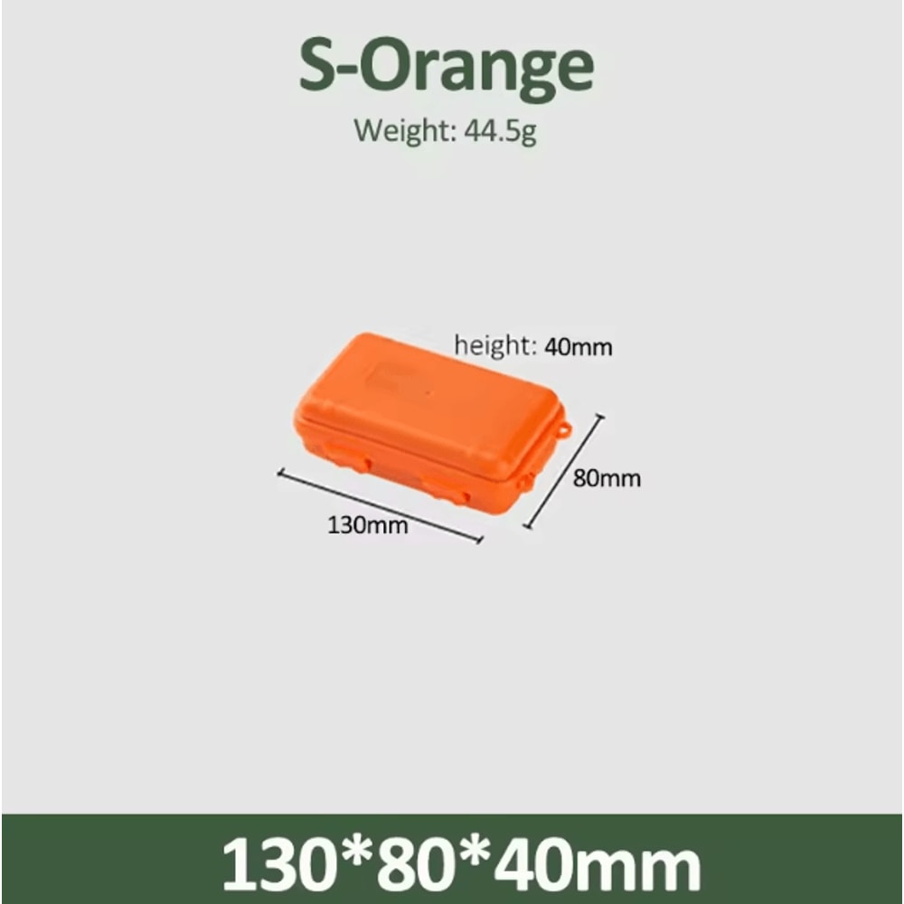 Compact Waterproof EDC Tool Box Shockproof Outdoor Survival Storage Case For Camping Fishing Emer 8