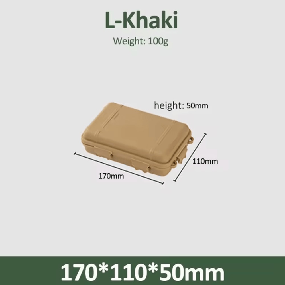 Compact Waterproof EDC Tool Box Shockproof Outdoor Survival Storage Case For Camping Fishing Emer 10